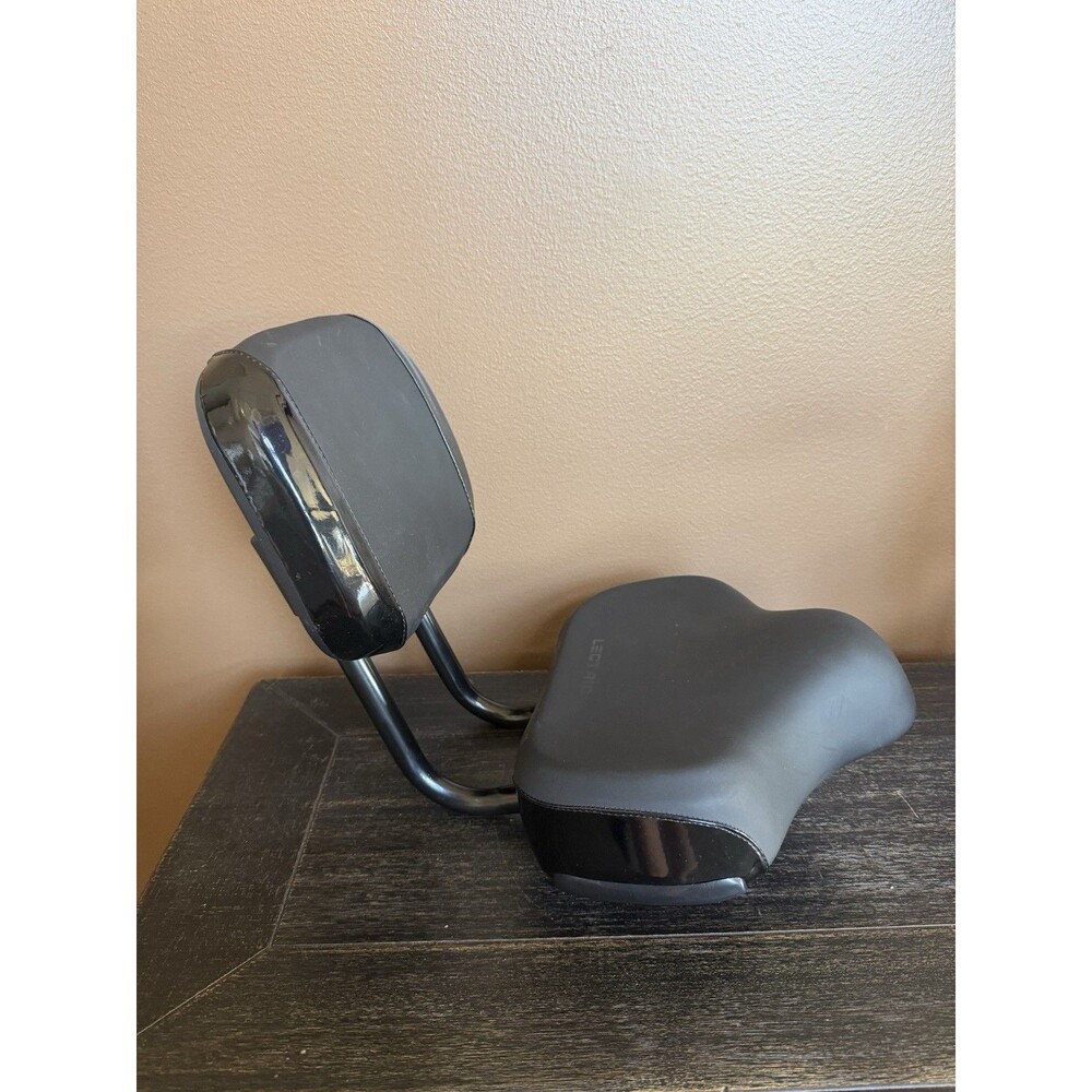 Lectric Black Synthetic Bike Saddle/Seat with Backrest for Electric Bike